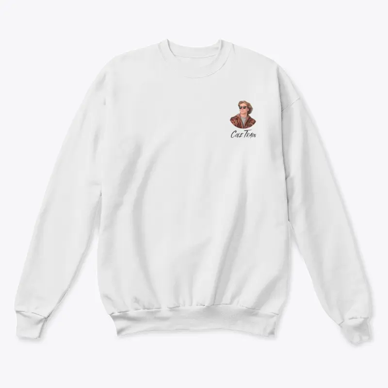 Cole Train"Just Let Er'Eat"Sweater-White